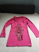 Różowa bluzka z długim rękawem i jaguarem gepardem