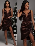 Sukienka gorsetowa Silkylove satynowa M/L