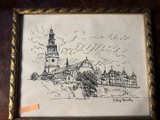 Rysunek Sanktuarium Najświętszej Maryi Panny na Jasnej Górze 