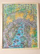 Obrazy własnoręczne malowane na płótnie akryl 