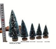 Choinki do dekoracji, 5 sztuk, nowe, choinka, 