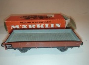 Premium! Piękna krótka 2-osiowa platforma Märklin Marklin H0 Pudełko!
