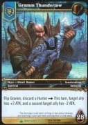 WoW TCG - Gramm Thunderjaw 5/220 Wrathgate