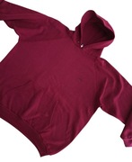 Fruit of the Loom oryginalna bordowa bluza  z kapturem  rozmair  5XL , 6XL