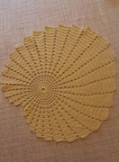 serweta serwetka szydełko muszelka BOHO handmade