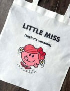 Torebka torba tote bag materiał non woven Taylor swift 
