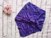 Szal damski fioletowy 