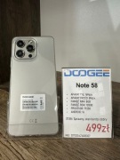 Smartfon Telefon DOOGEE Note 58 8/128GB stan bdb gwarancja