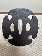 Tsuba żelazna Mokko-gata okres Edo XVII/XIX w. katana wakizashi