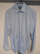 Niebieska Koszula Wólczanka rozmiar 39 100% bawełna