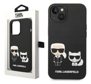 ORYGINALNE ETUI KARL LAGERFELD SILICONE z MAGSAFE na IPHONE 14 PLUS BLACK