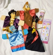 Aladyn unikatowe PACYNKI laleczki kukiełki Zestaw prezentowy bajka Disney