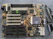 Płyta Socket 7 Intel TX + Pentium 166 MHz + 16 MB RAM + śledzie