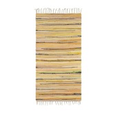 Relaxdays Dywan 70 x 140 cm z frędzlami z poliestru i bawełny