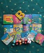 Magnesy Danonki cyfry Stikeez Lidl Warzywa zestaw 2017 vintage kolekcja