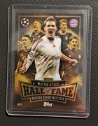 Match Attax 2025/2026 BASTIAN SCHWEINSTEIGER  nr. HOF5 HALL OF FAME 