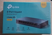 Switch TP-Link LS108G 8-port Gigabit LiteWave nowy zaplombowany