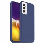 Plecki Etui Matt Case Silicone do Samsung Galaxy A82 5G granatowy