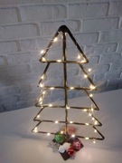 Choinka metalowa loft industrialna czarna rękodzie