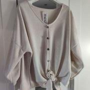 Bluzka sztruks beż xl/xxl