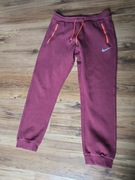 Nike Burgundy Sweatpants Size M spodnie dresowe Męskie bordowe 