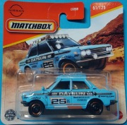 MATCHBOX NISSAN DATSUN 510 RALLY '70 jak Hot Wheels