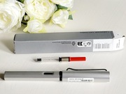 LAMY AL Star EF nowe pióro wieczne, nabój, tłoczek do atramentu i etui