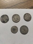 Złom monety pruskie z XIXw 