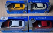 Dwa Mercedesy + Dodge + Porsche, niedrogo, okazja. Welly skala 1:34