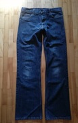 spodnie męskie jeans H&M Boot Cut 33/36
