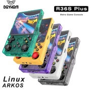 R36S Plus Retro Konsola 4" IPS Linux 64-bit RK3326 Kieszonkowa ARKOS