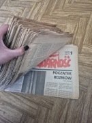 Tygodnik „Solidarność” – komplet rocznika 1981 (numery 1–37)