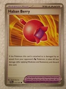 Haban Berry 111/131 Karta POKEMON TCG Scarlet & Violet Prismatic evolutions