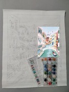Malowanie po numerach 40x50 Wenecja