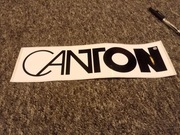 naklejka CANTON logo kolumny głośniki cena za 1 sztukę  