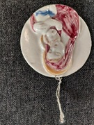 Ceramiczny obrazek z Watykanu Maryja z Dzieciątkiem