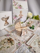 Pamiątka z okazji Chrztu Świętego. Exploding box pudelko dla dziewczynki 