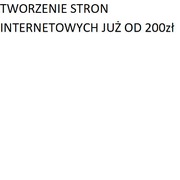 Tworzenie stron WWW i sklepów internetowych 