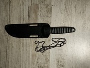 Nóż survivalowy, wysoka twardość