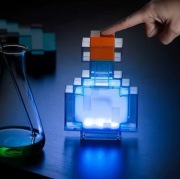 Lampka nocna Minecraft Game Night LED zmieniająca kolory, ładowalna USB