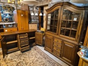 Piękne meble dębowe komoda witryna meble dębowe komplet