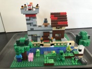 LEGO MINECRAFT 21161 KREATYWNY WARSZTAT 3.0 ZAMEK (używany)