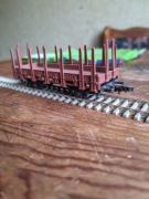 Wagon kłonicowy do kolejki h0