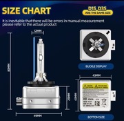 Zarowki xenon ksenon d1s 6000k nowe 2 szt 