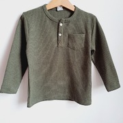 Bluzka Basic dla chłopca w kolorze khaki 6/7 lat
