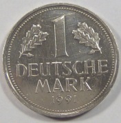 Niemcy RFN 1 marka 1991 mennica A