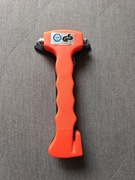 Młotek bezpieczeństwa ze zbijakiem do szyb i przecinakiem pasów