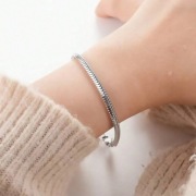 Bransoletka Żmijka SREBRO 925 | 16-23cm Regulowana | Unisex