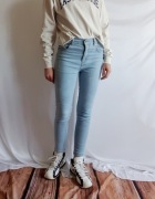 Jeansy Damskie Skinny Niebieskie Petite Shein S 36 petite