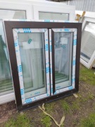 Okno nowe 126wys116szer UR brąz 